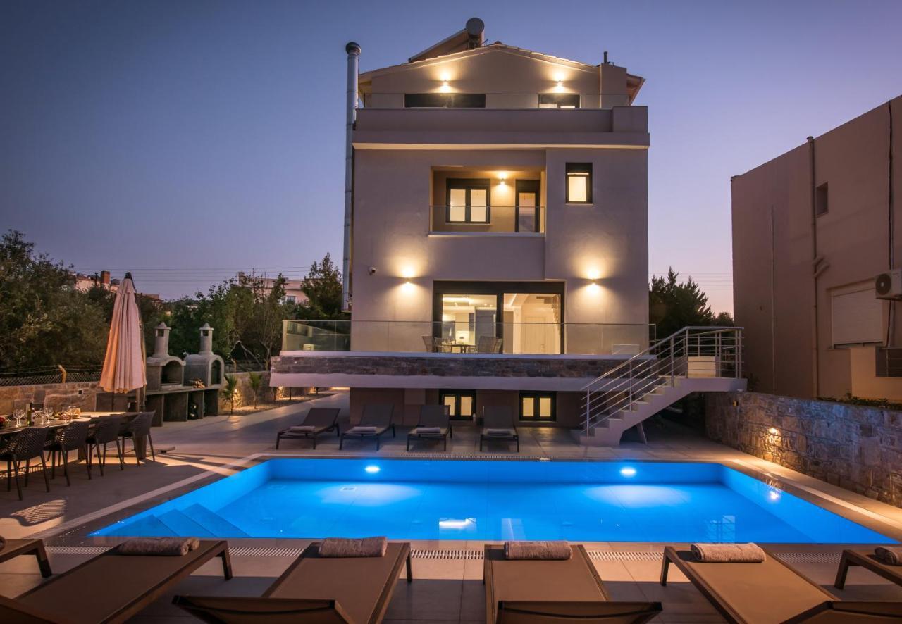Luxury Villa Marelina Hersonissos  Ngoại thất bức ảnh